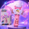 Pink butterfly-shaped children's microphone toy, singing and dancing interactive entertainment gift, Children's Day present Specification image